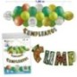 Guirnalda cumpleaños globos animales de la jungla 180 cm