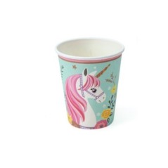 vasos unicornio para cumpleanos 12 uds 53560 8434077040591