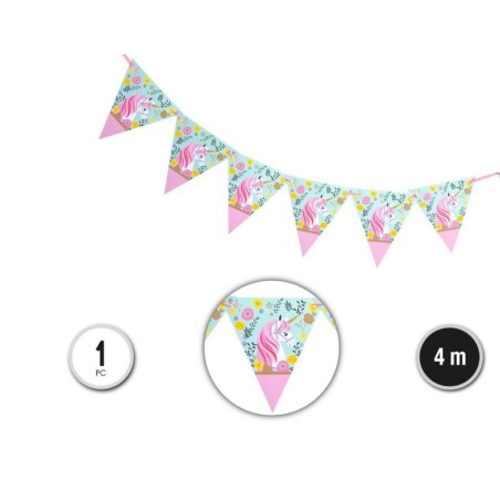 guirnalda triangular unicornios 4 metros 53562 8434077040591