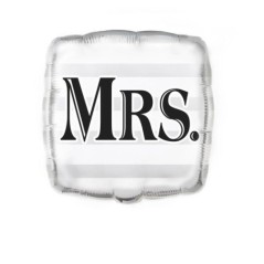 globo boda mrs 45 cm para helio o aire 53978 8434077040591
