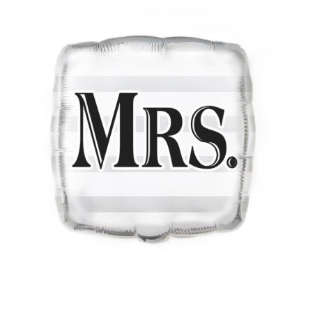 globo boda mrs 45 cm para helio o aire 53978 8434077040591