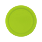 Platos verde lima 18 cm carton 8 uds