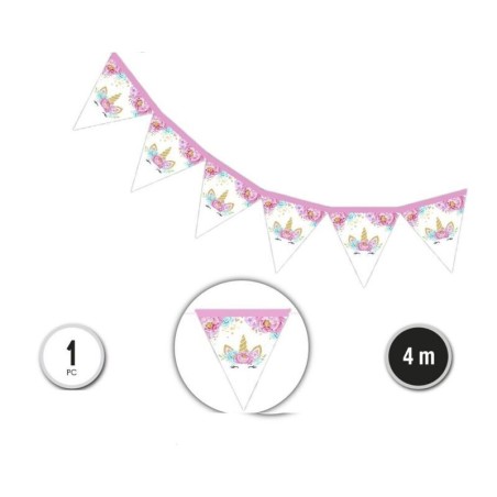 guirnalda triangular unicornios 4 metros 56579 8434077040591