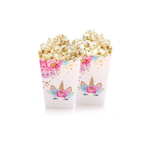 cajitas palomitas unicornio 6 uds 56583 8434077040591