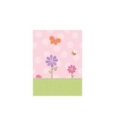 matel bebe rosa pajarito papel baby shower 571116 8434077040591