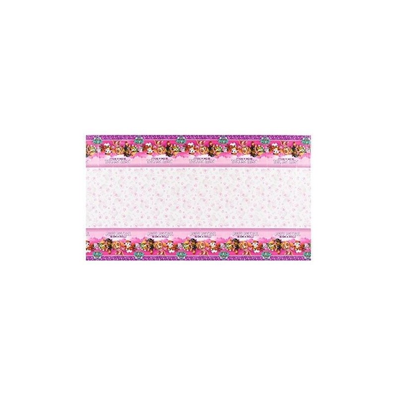 Mantel skye y everest Patrulla Canina rosa 120 x 180 cm
