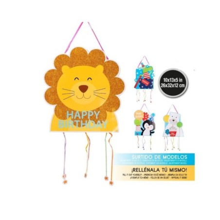 pinata animales 26x32 cm precio 1 ud modelos surtidos 57287 8434077040591