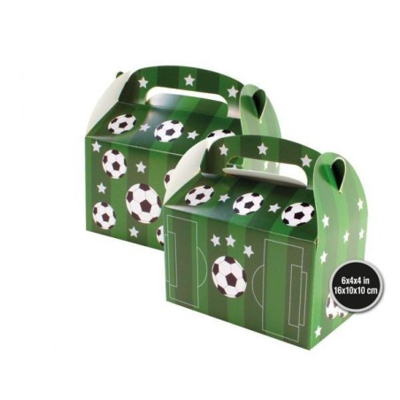cajas carton para chuches fubol 4 uds 57665 8434077040591