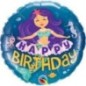 Globo cumpleaños sirenas 45 cm
