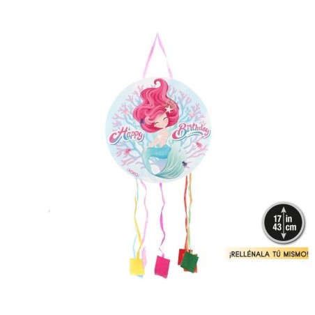 pinata sirena cumpleanos 43 cm 57816 8434077040591