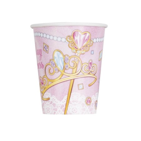 vasos cumpleanos princesa 8 uds 58136 8434077040591