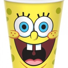 vasos bob esponja 8 uds carton 582627 66 8434077040591