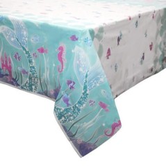 mantel sirenas 137x213 cm plastico 58323 8434077040591
