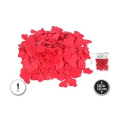 confeti corazones rojos papel 15 gr 58538 8434077040591