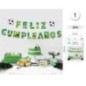 Guirnalda feliz cumpleaños futbol 3,5 metros