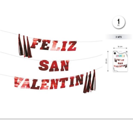 letrero feliz san valentin 3 metros 59426 8434077040591