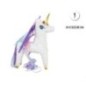 Piñata unicornio 3D 35x49x13 cm para romper