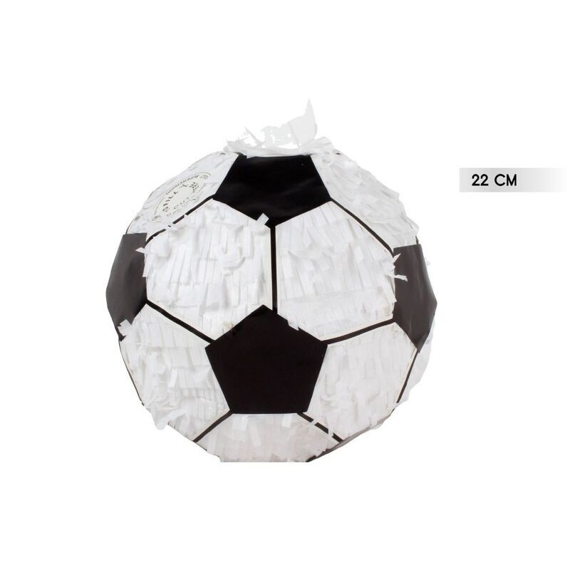 Piñata balon de futbol para romper 22 cm
