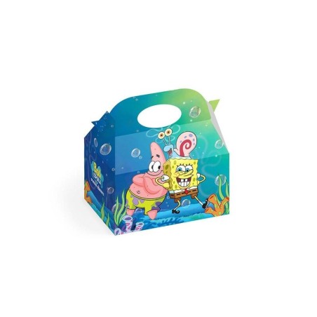 cajitas regalo cumpleanos bob esponja 12 uds 59516 8434077040591