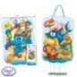 Piñata tiburon azul para fiesta Baby Shark 47x31 cm