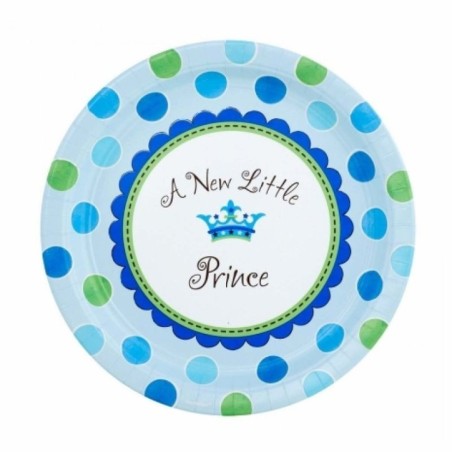 platos 27 cm es un nino little prince baby shower 599458 8434077040591