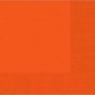 Servilletas naranjas de papel 33x33 50 uds
