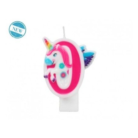 vela unicornio numero 0 63355 8434077040591
