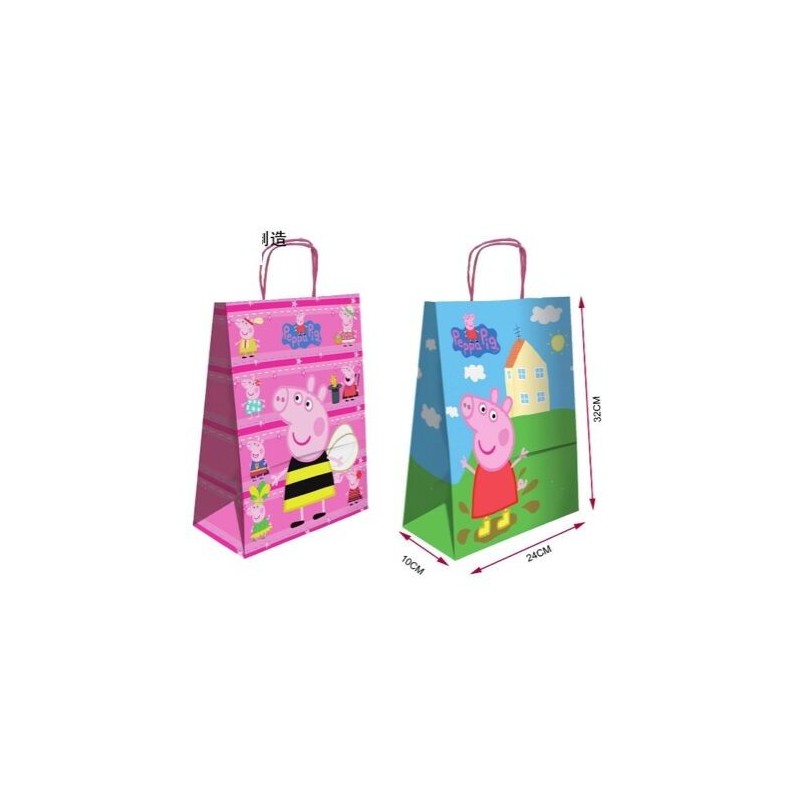 Bolsa regalo peppa pig 32x24x10 cm