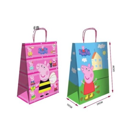 bolsa regalo peppa pig 32x24x10 cm 643188 8434077040591
