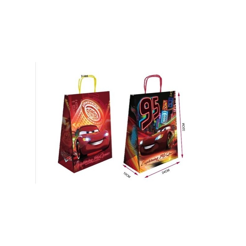 Bolsa regalo cars 32x24x10 cm