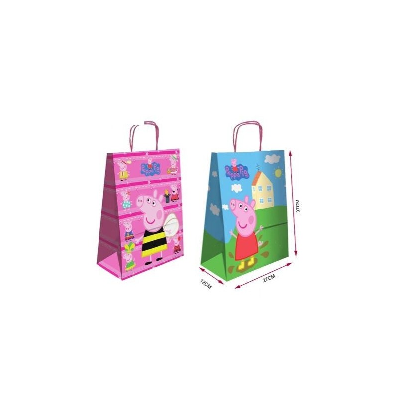 Bolsa regalo peppa pig 37x27x12 cm