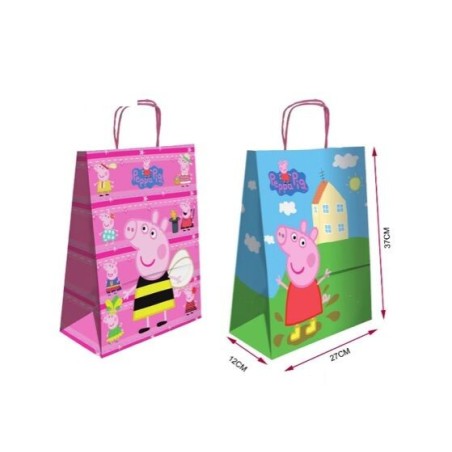 bolsa regalo peppa pig 37x27x12 cm 643195 8434077040591