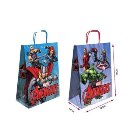 bolsa regalo vengadores 40x32x14 cm 643202 8434077040591