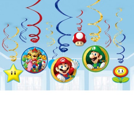 colgantes super mario bros 12 uds 671554 883028295852