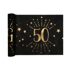 camino de mesa 50 cumpleanos 5 metros x 30 cm 6787 50 883028295852