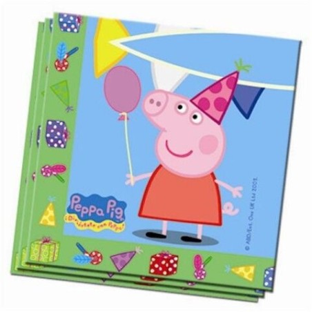 servilletas peppa pig cumpleanos 20 uds 33 cm 70024 883028295852