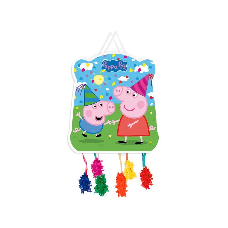 Piñata Peppa Pig cumpleaños 28x33 cm