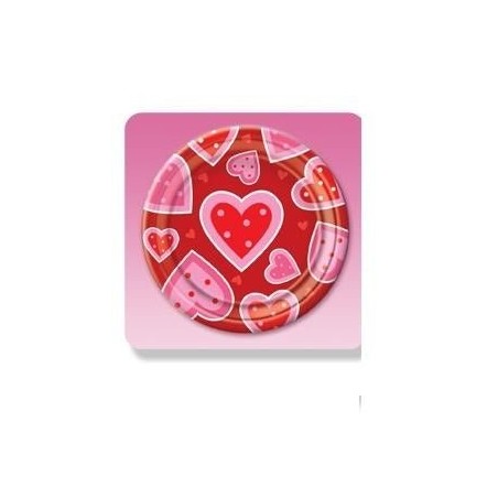 platos corazones 8 unidades 7060 883028295852