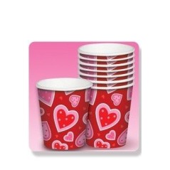 vasos corazones 8 unidades 7062 883028295852