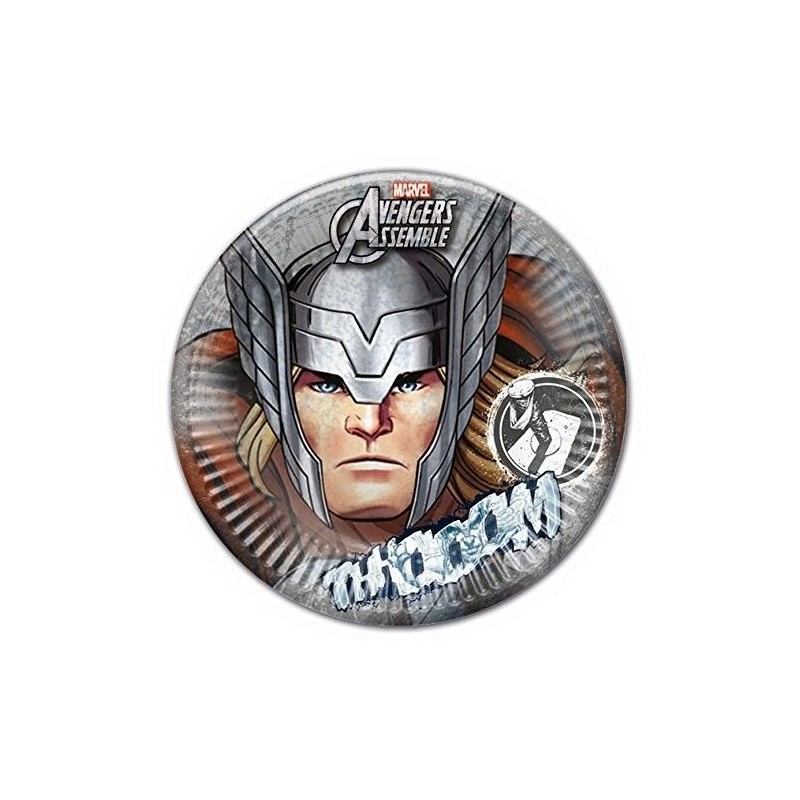 Platos thor 23 cm 8 uds cumpleaños