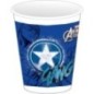 Vasos capitan america 8 unidades 200 ml cumpleaños