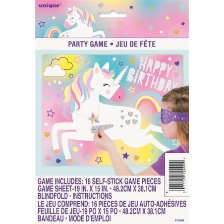 juego pon el cuerno al unicornio 48x38 cm 72499 883028295852
