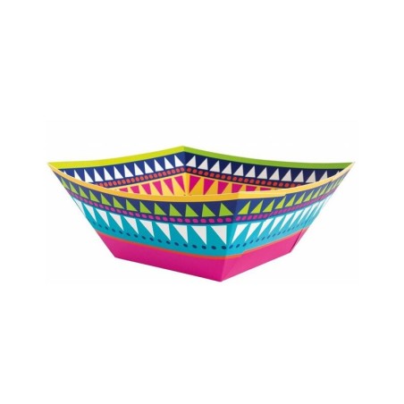 bolw para fiesta mejicana con encanto 22x22 cm unidad 73448 883028295852