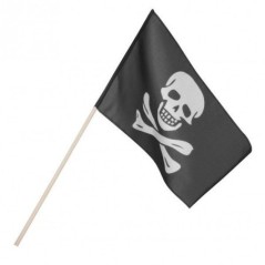 banderin pirata con palo de 30x45 cm 74163 883028295852