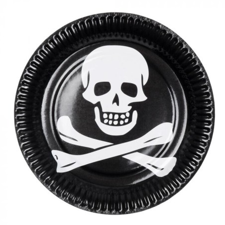 platos piratas cumpleanos 10 uds 23 cm 74267 883028295852