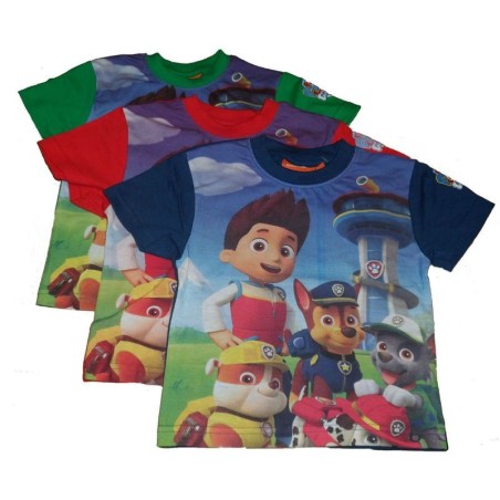 camiseta patrulla canina 154 gr algodon 2 anos azul 75005AZ T2 883028295852