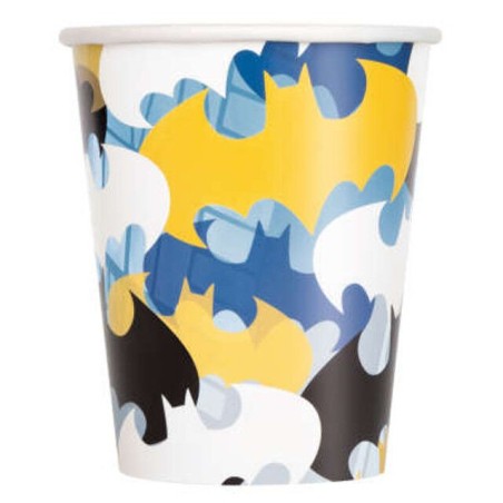 vasos de papel batman 8 unidades 77516 883028295852