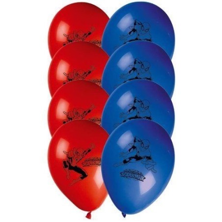 globos spiderman latex 8 uds cumpleanos 81536 883028295852