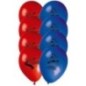 Globos Spiderman latex 8 uds cumpleaños