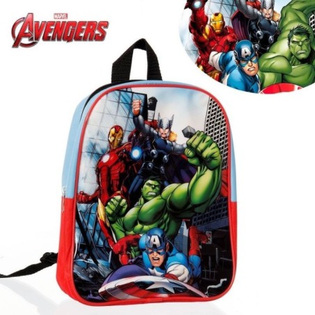 mochila los vengadores 225x7x28 cm guarderia 81734 883028295852